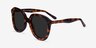 Wendy Tortoise AcetateSunglass Frames from EyeBuyDirect, Angle View