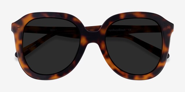 Wendy Tortoise AcetateSunglass Frames from EyeBuyDirect, Closed View