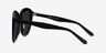 Wendy Noir AcétateSoleil de Lunette de vue d'EyeBuyDirect, Vue de Côté