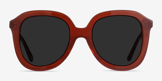 Wendy Burgundy AcetateSunglass Frames from EyeBuyDirect, Front View