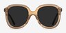 Wendy Clear Brown AcetateSunglass Frames from EyeBuyDirect, Front View