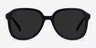Brent Black AcetateSunglass Frames from EyeBuyDirect, Front View