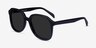 Brent Black AcetateSunglass Frames from EyeBuyDirect, Angle View