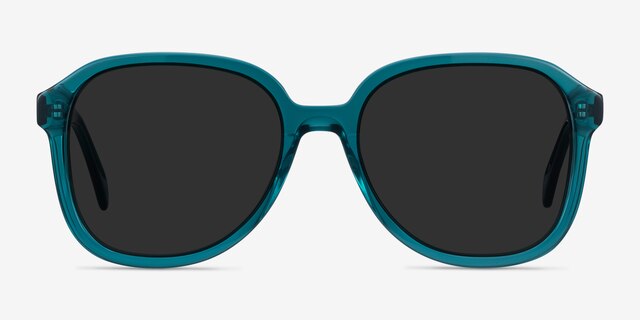 Brent Blue AcetateSunglass Frames from EyeBuyDirect, Front View