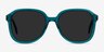 Brent Blue AcetateSunglass Frames from EyeBuyDirect, Front View