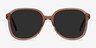 Brent Brown AcetateSunglass Frames from EyeBuyDirect, Front View