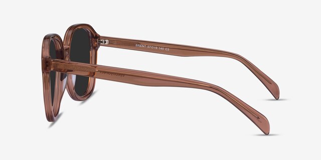 Brent Brown AcetateSunglass Frames from EyeBuyDirect, Side View