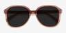 Brent Brown AcetateSunglass Frames from EyeBuyDirect, Closed View