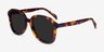 Brent Écailles AcétateSoleil de Lunette de vue d'EyeBuyDirect, Vue d'Angle