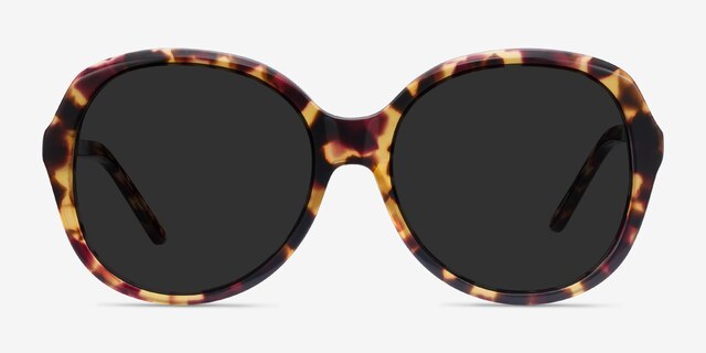 Sheila Écailles AcétateSoleil de Lunette de vue d'EyeBuyDirect, Vue de Face