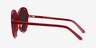 Sheila Burgundy AcetateSunglass Frames from EyeBuyDirect, Side View