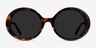 Tina Tortoise AcetateSunglass Frames from EyeBuyDirect, Front View