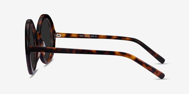 Tina Tortoise AcetateSunglass Frames from EyeBuyDirect, Side View