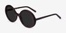 Tina Coffee AcetateSunglass Frames from EyeBuyDirect, Angle View
