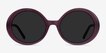 Tina Purple AcetateSunglass Frames from EyeBuyDirect, Front View