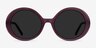 Tina Purple AcetateSunglass Frames from EyeBuyDirect, Front View