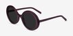 Tina Purple AcetateSunglass Frames from EyeBuyDirect, Angle View
