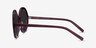 Tina Purple AcetateSunglass Frames from EyeBuyDirect, Side View