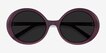 Tina Purple AcetateSunglass Frames from EyeBuyDirect, Closed View
