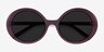 Tina Purple AcetateSunglass Frames from EyeBuyDirect, Closed View