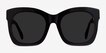 Claudette Dark Coffee AcetateSunglass Frames from EyeBuyDirect, Front View
