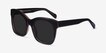 Claudette Dark Coffee AcetateSunglass Frames from EyeBuyDirect, Angle View