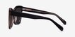 Claudette Dark Coffee AcetateSunglass Frames from EyeBuyDirect, Side View