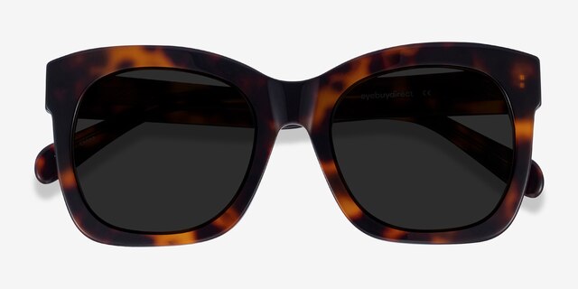 Claudette Écailles AcétateSoleil de Lunette de vue d'EyeBuyDirect, Vue Rapprochée