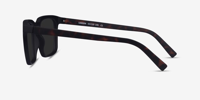 Lagoon Basalt & Warm Tortoise Eco-friendlySunglass Frames from EyeBuyDirect, Side View