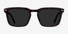 Lagoon Warm Tortoise & Basalt Eco-friendlySunglass Frames from EyeBuyDirect, Front View