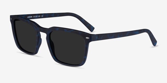 Lagoon Abyssal Tortoise Eco-friendlySunglass Frames from EyeBuyDirect, Angle View