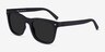 Ocean Basalt PlasticSunglass Frames from EyeBuyDirect, Angle View