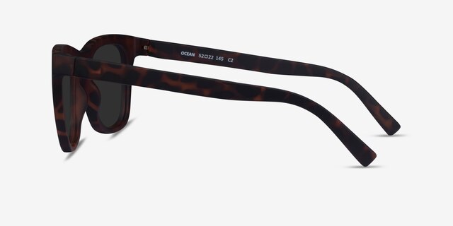 Ocean Warm Tortoise PlasticSunglass Frames from EyeBuyDirect, Side View