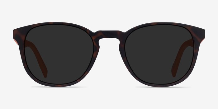 Dune Warm Tortoise & Coral Eco-friendly Sunglass Frames from EyeBuyDirect