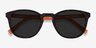 Dune Warm Tortoise & Coral PlasticSunglass Frames from EyeBuyDirect, Closed View