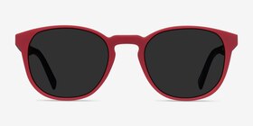 Dune Crimson & Warm Tortoise Plastique Soleil de Lunette de vue d'EyeBuyDirect, Vue de Face