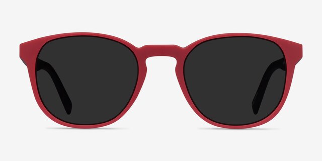 Dune Crimson & Warm Tortoise Eco-friendlySunglass Frames from EyeBuyDirect, Front View