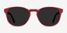 Dune Crimson & Warm Tortoise Eco-friendlySunglass Frames from EyeBuyDirect, Front View