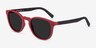 Dune Crimson & Warm Tortoise Eco-friendlySunglass Frames from EyeBuyDirect, Angle View