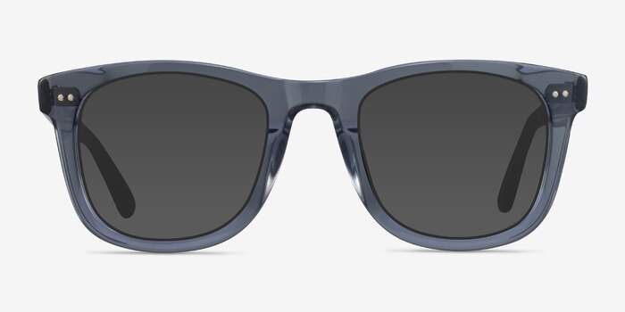 Nevada Clear Gray Acetate Sunglass Frames from EyeBuyDirect