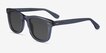 Nevada Clear Gray AcetateSunglass Frames from EyeBuyDirect, Angle View