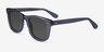 Nevada Clear Gray AcetateSunglass Frames from EyeBuyDirect, Angle View