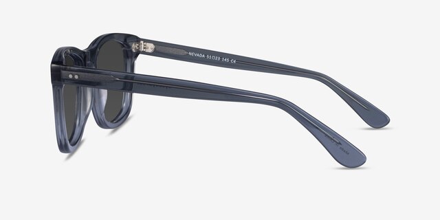 Nevada Clear Gray AcetateSunglass Frames from EyeBuyDirect, Side View