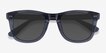 Nevada Clear Gray AcetateSunglass Frames from EyeBuyDirect, Closed View