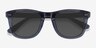 Nevada Clear Gray AcetateSunglass Frames from EyeBuyDirect, Closed View