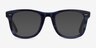 Nevada Blue Striped AcetateSunglass Frames from EyeBuyDirect, Front View