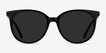 Sun Bardot Black AcetateSunglass Frames from EyeBuyDirect, Front View