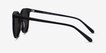 Sun Bardot Black AcetateSunglass Frames from EyeBuyDirect, Side View