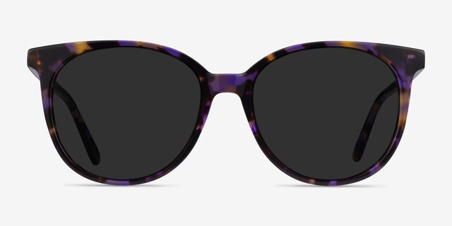 Sun Bardot Floral Tortoise AcetateSunglass Frames from EyeBuyDirect, Front View