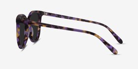 Sun Bardot Floral Tortoise Acétate Soleil de Lunette de vue d'EyeBuyDirect, Vue de Côté
